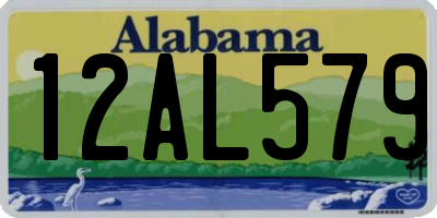 AL license plate 12AL579