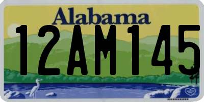 AL license plate 12AM145