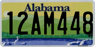 AL license plate 12AM448