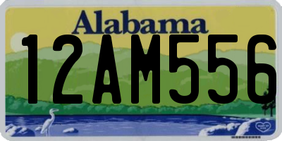 AL license plate 12AM556