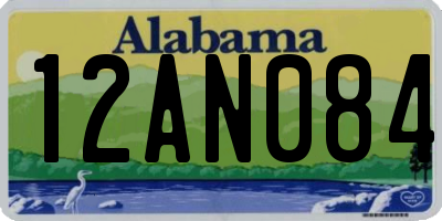 AL license plate 12AN084