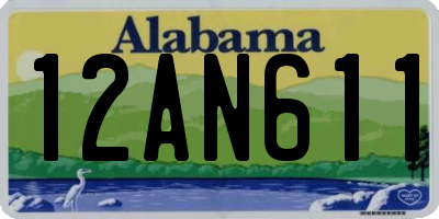 AL license plate 12AN611