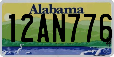 AL license plate 12AN776