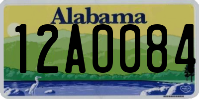 AL license plate 12AO084