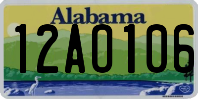 AL license plate 12AO106