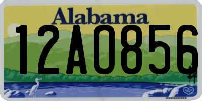AL license plate 12AO856