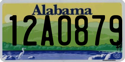 AL license plate 12AO879