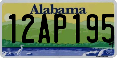 AL license plate 12AP195