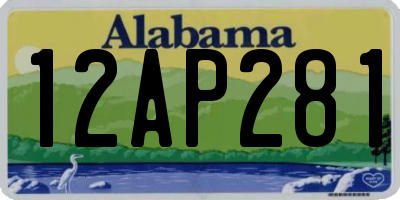 AL license plate 12AP281