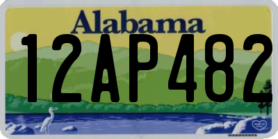AL license plate 12AP482