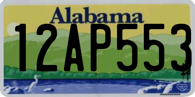 AL license plate 12AP553