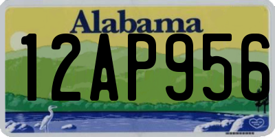 AL license plate 12AP956