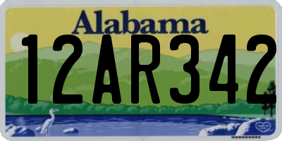 AL license plate 12AR342