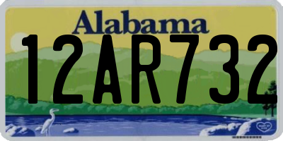 AL license plate 12AR732