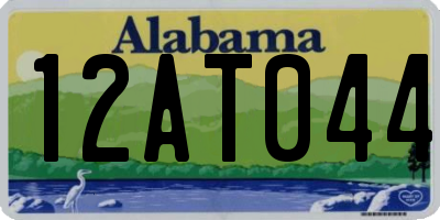 AL license plate 12AT044