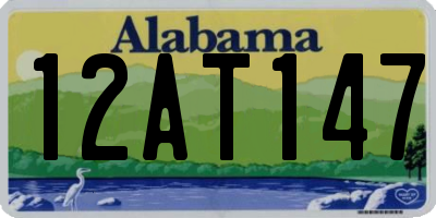 AL license plate 12AT147