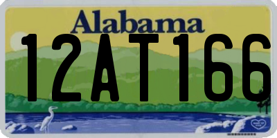 AL license plate 12AT166