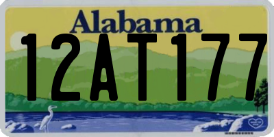 AL license plate 12AT177