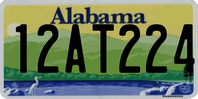 AL license plate 12AT224