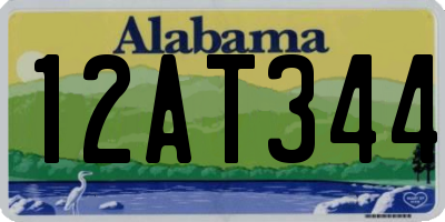 AL license plate 12AT344