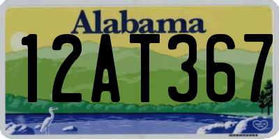AL license plate 12AT367