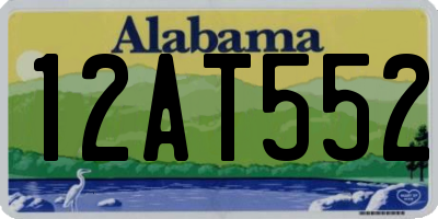 AL license plate 12AT552