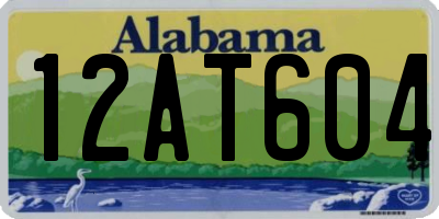AL license plate 12AT604