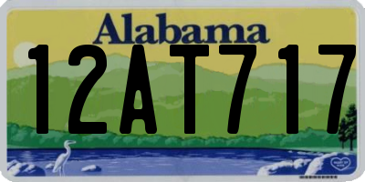 AL license plate 12AT717