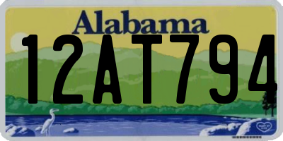 AL license plate 12AT794