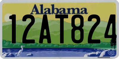 AL license plate 12AT824