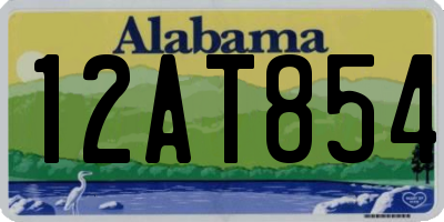 AL license plate 12AT854