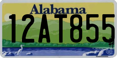AL license plate 12AT855
