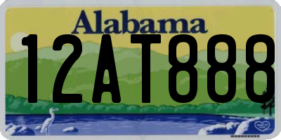 AL license plate 12AT888