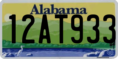 AL license plate 12AT933