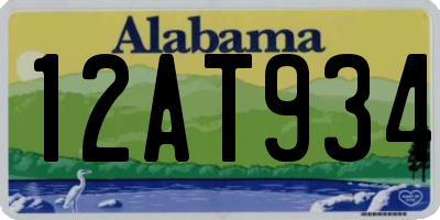 AL license plate 12AT934