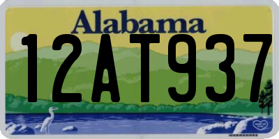 AL license plate 12AT937