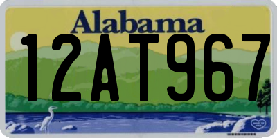 AL license plate 12AT967