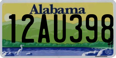 AL license plate 12AU398