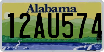 AL license plate 12AU574