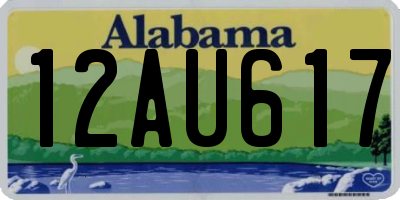 AL license plate 12AU617