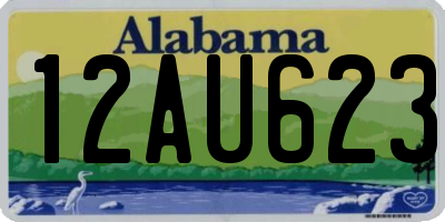 AL license plate 12AU623