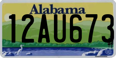 AL license plate 12AU673