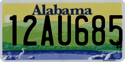 AL license plate 12AU685