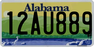 AL license plate 12AU889