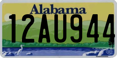 AL license plate 12AU944
