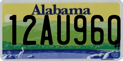 AL license plate 12AU960