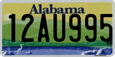 AL license plate 12AU995