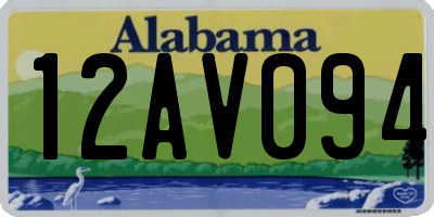 AL license plate 12AV094