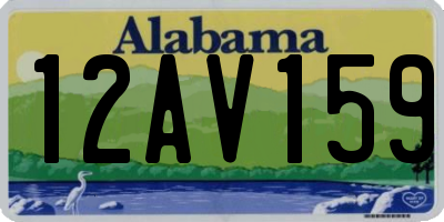AL license plate 12AV159