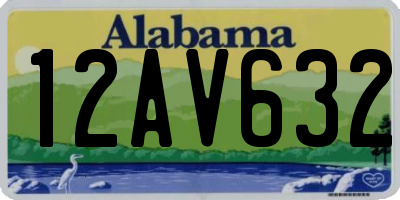 AL license plate 12AV632